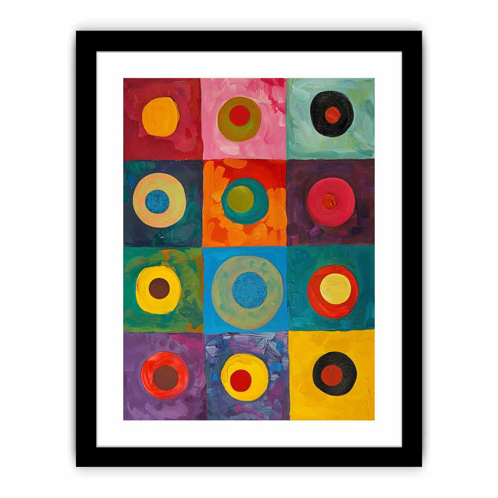 Colorful Sqaures  Art Print