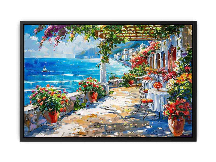 Mediterranean View  Painting