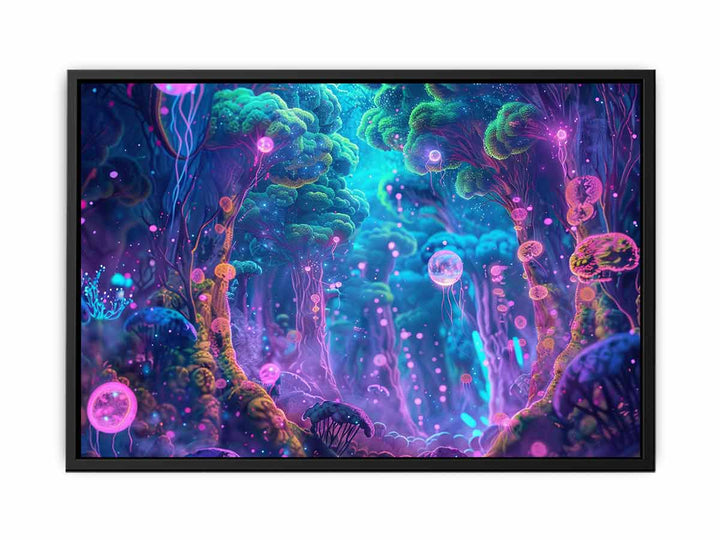 Psychedelic Forest  Painting