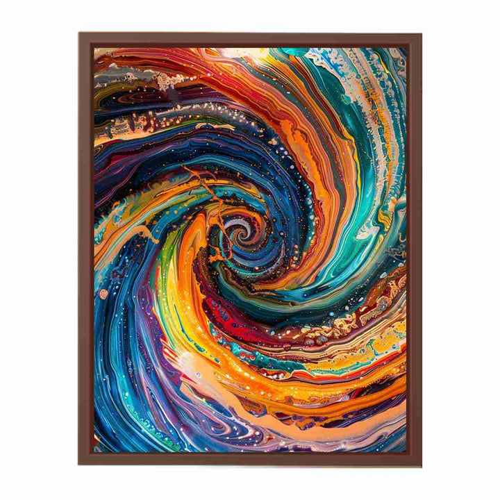 Vibrant Swirl  Poster