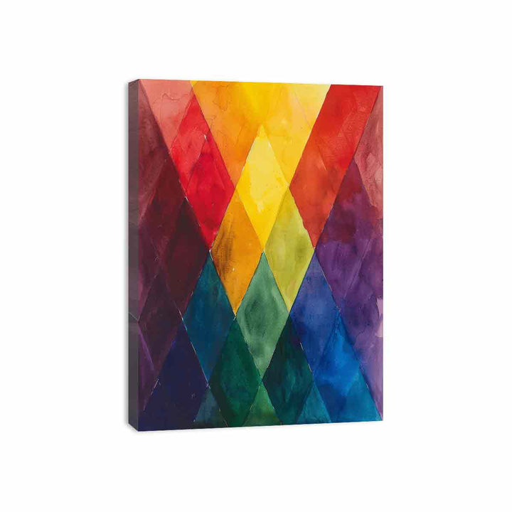 Colorful  Cones Canvas Print