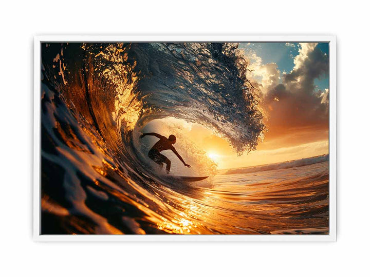 Surf  Framed Print