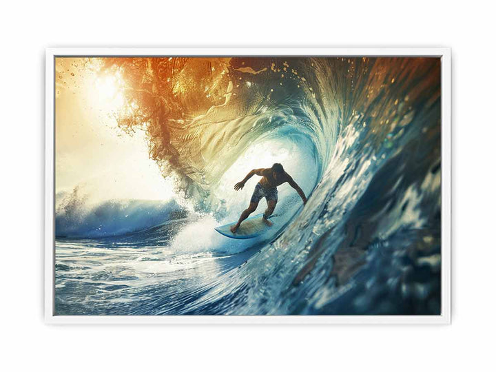 Surf  Framed Print