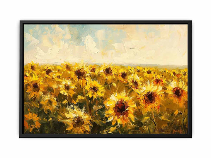 Yellow Field  Painting