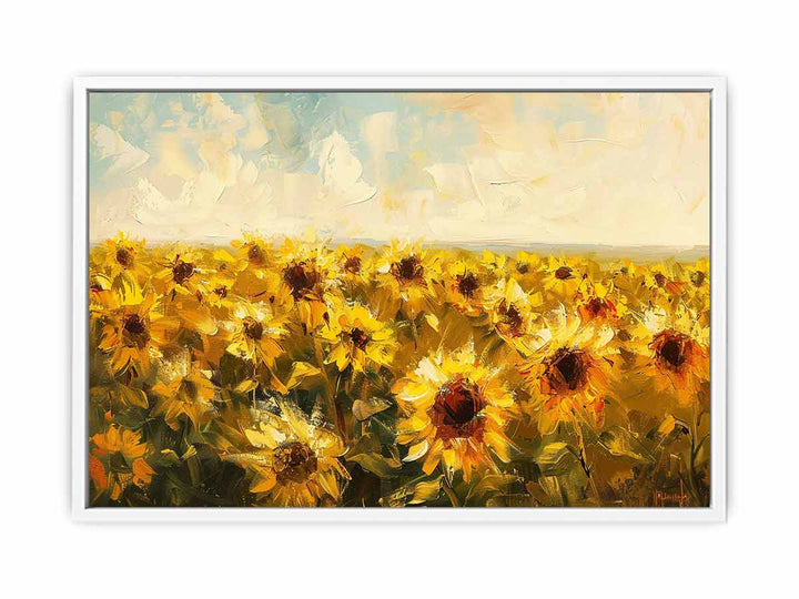 Yellow Field Framed Print