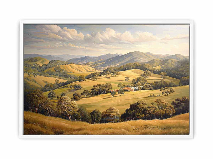 Aussie Landscape  Framed Print