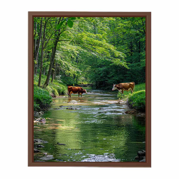 Magestic Cows  Poster