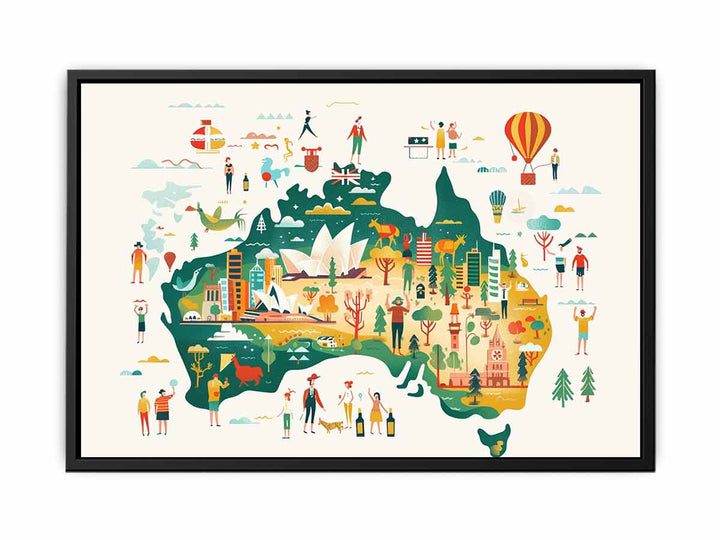 Colorfull Australia  Painting