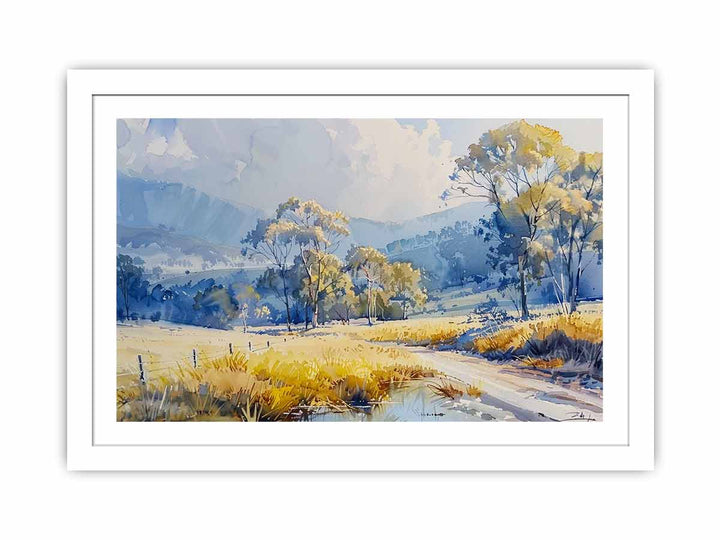 Aussie Landscape  Streched canvas