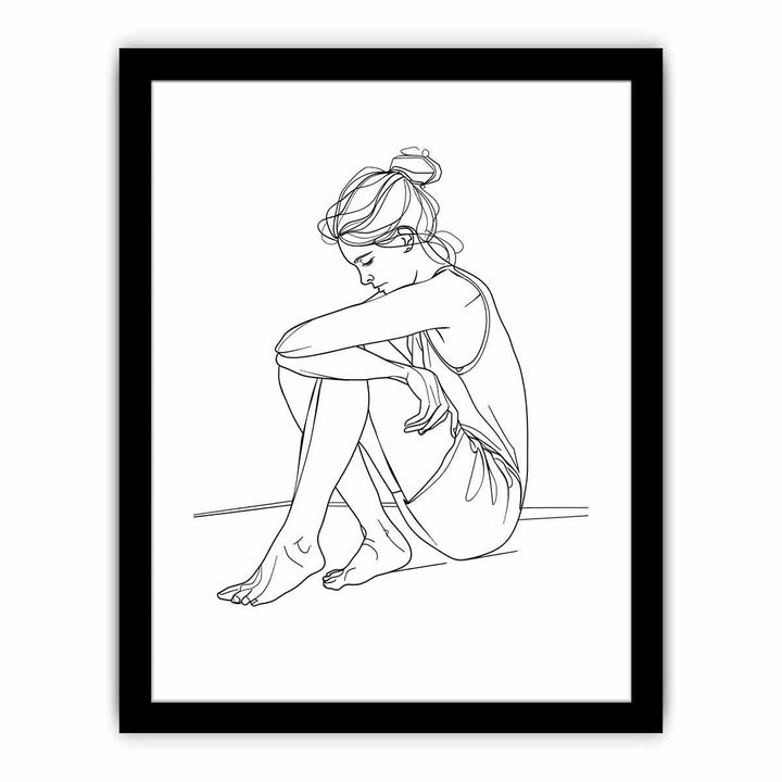 Just Thinking  Art Print