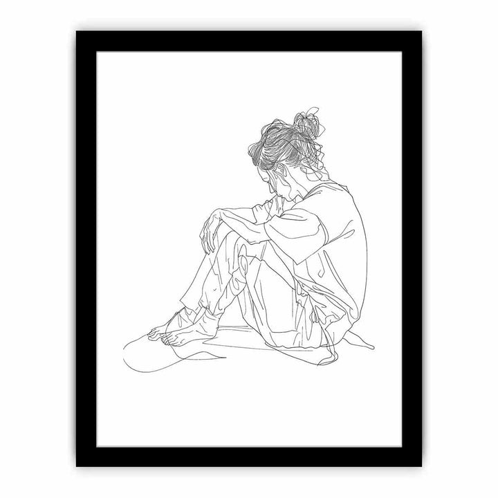 Just Thinking  Art Print