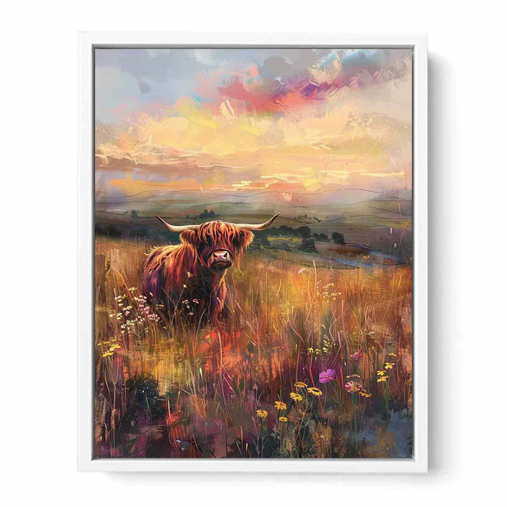 Milkmaid Highland Framed Print