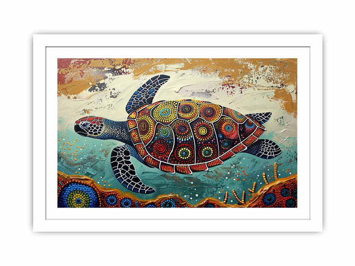 Beautiful Turtle  Streched canvas