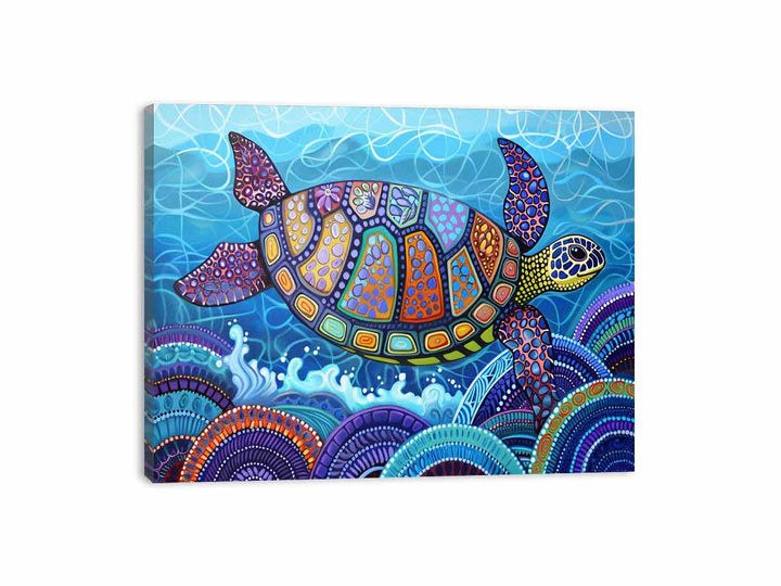 Beautiful Turtle  Canvas Print