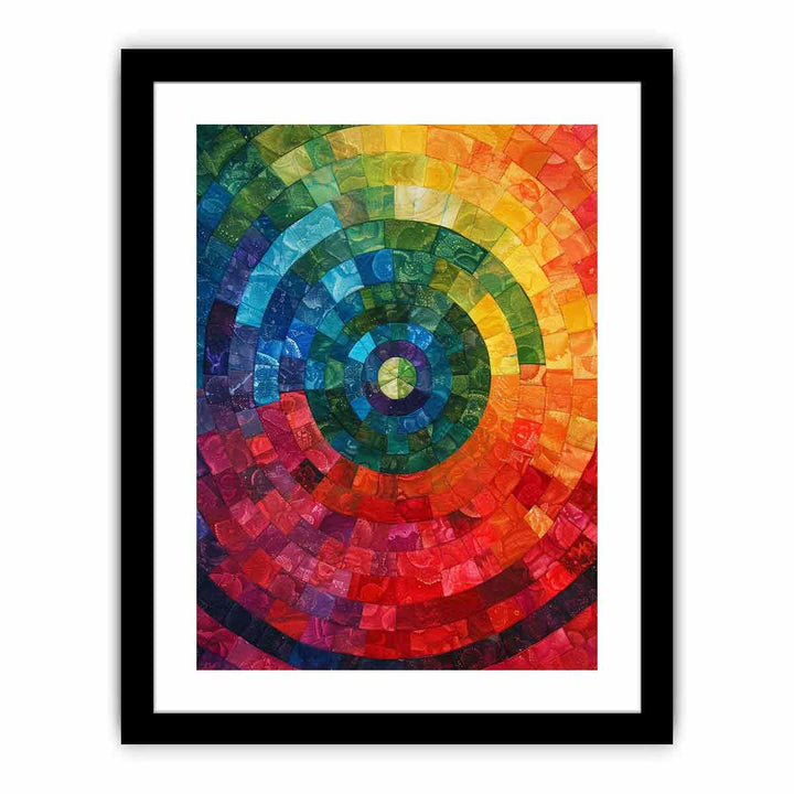 Circluar Dot  Art Print