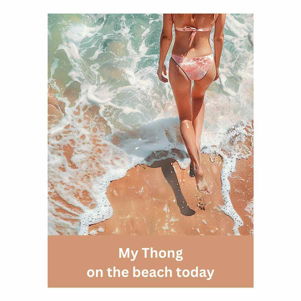 My Thongs At Beach