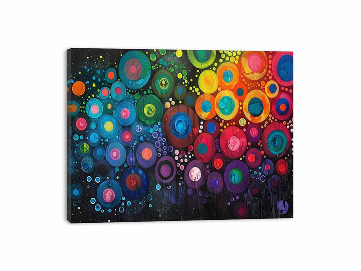 Abstract Circles  Canvas Print