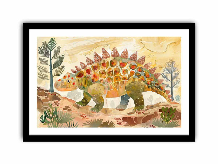 Ankylosaurus   Art Print