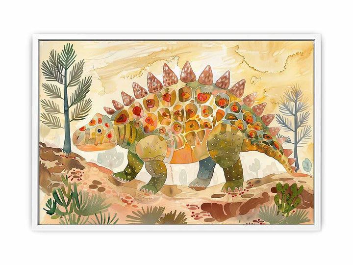 Ankylosaurus  Framed Print