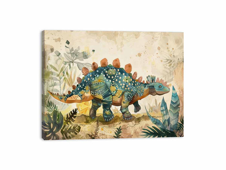 Ankylosaurus  Canvas Print