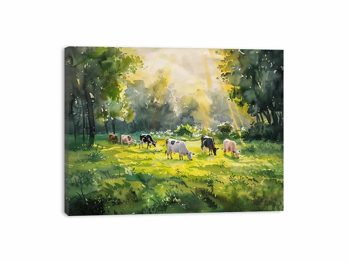 Aussie Farm  Canvas Print