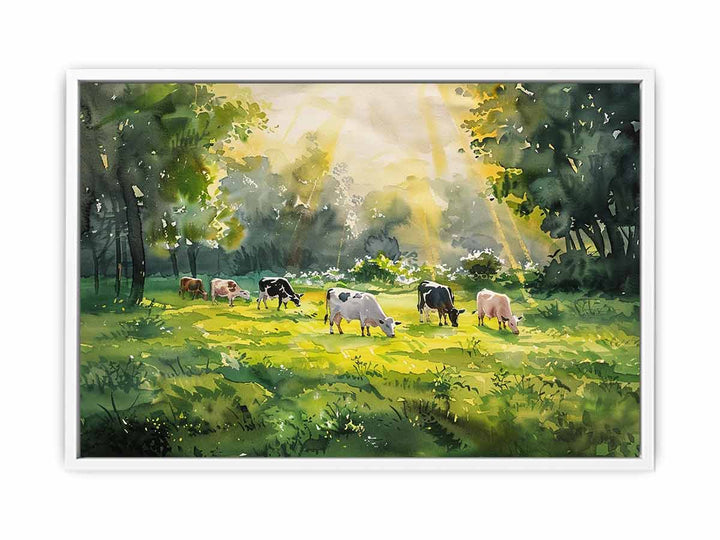 Aussie Farm  Framed Print