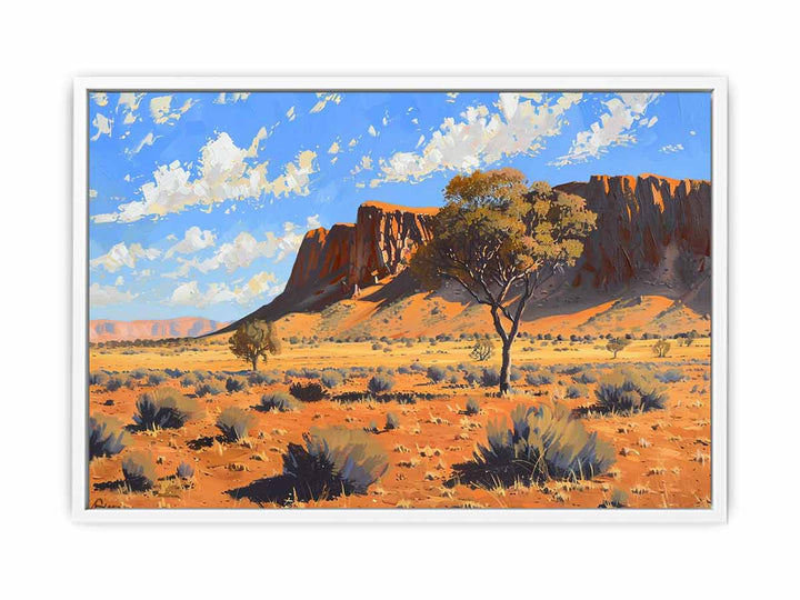 Aussie Desert Framed Print