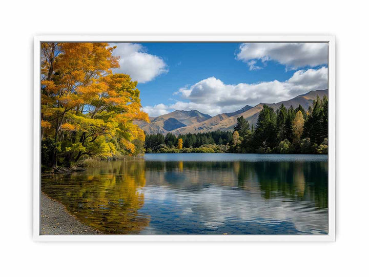 Lake Benmore New Zealand Framed Print