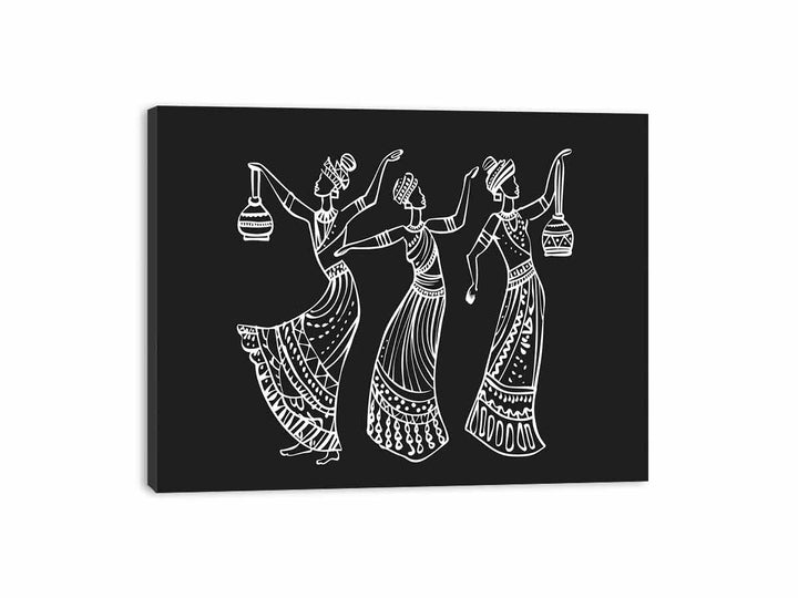 Triabal Dance Canvas Print