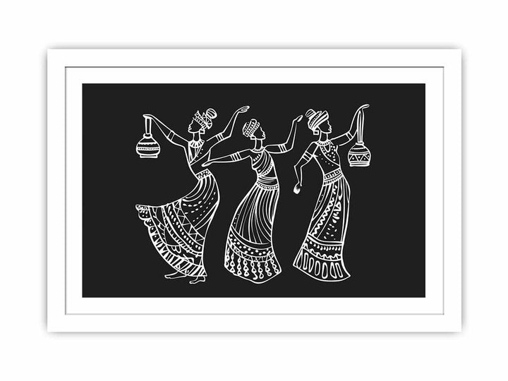 Triabal Dance Streched canvas