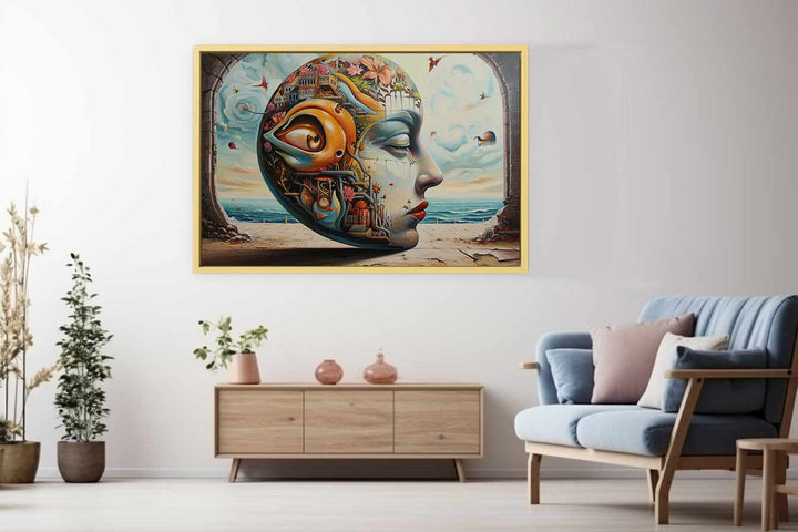 surrealism painting Art Print