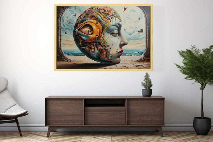 surrealism painting Art Print