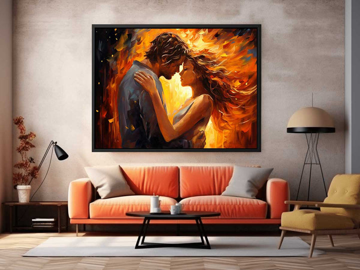 In Love Art Painting Art Print