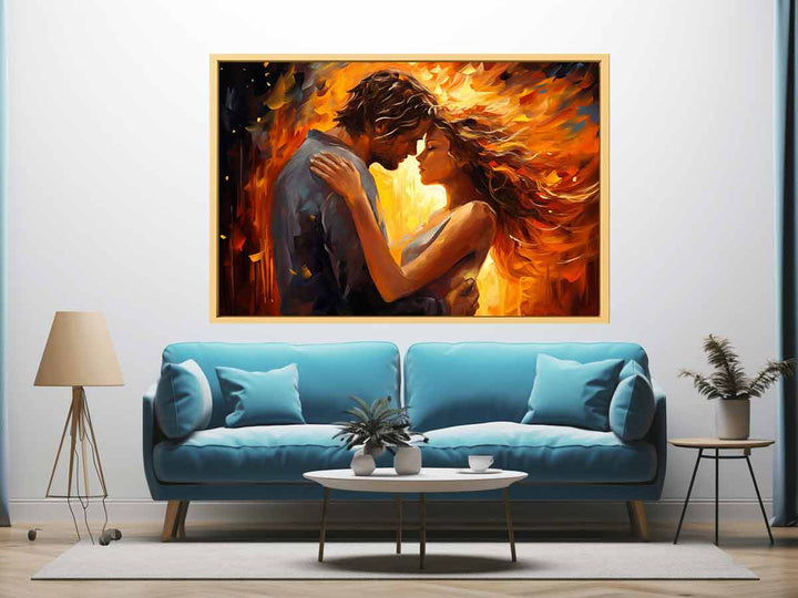 In Love Art Painting Art Print