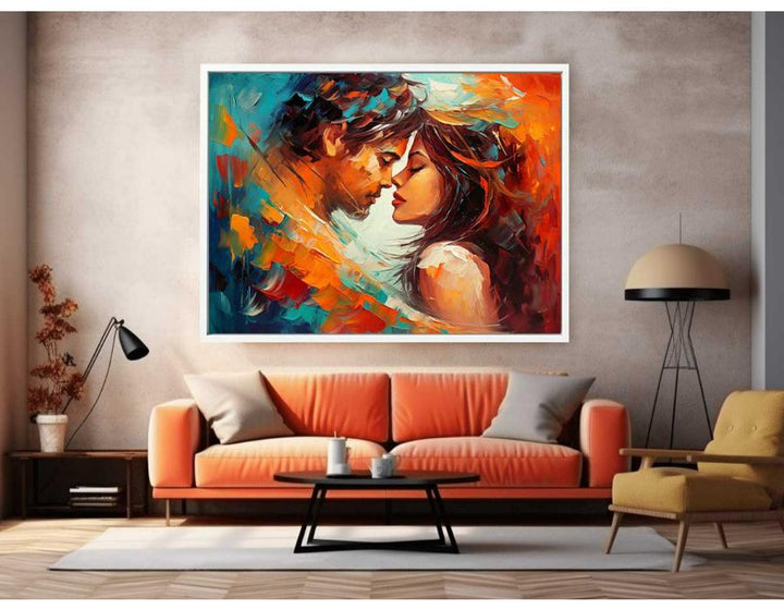 In Love Couple Painting Art Print