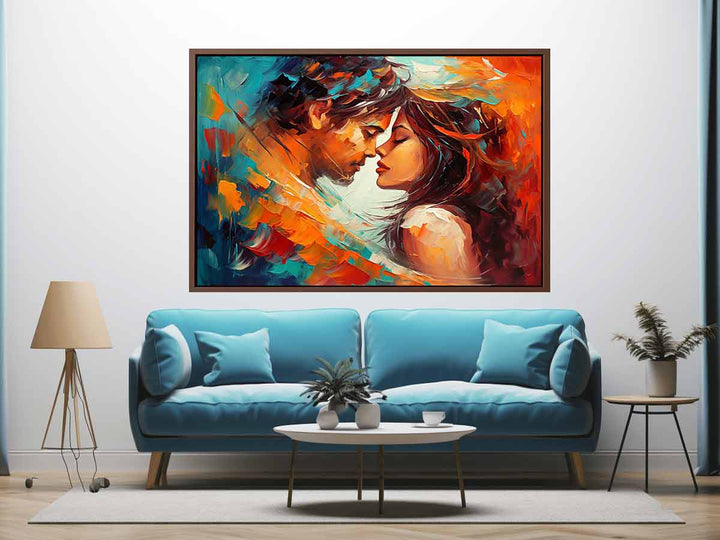 In Love Couple Painting Art Print