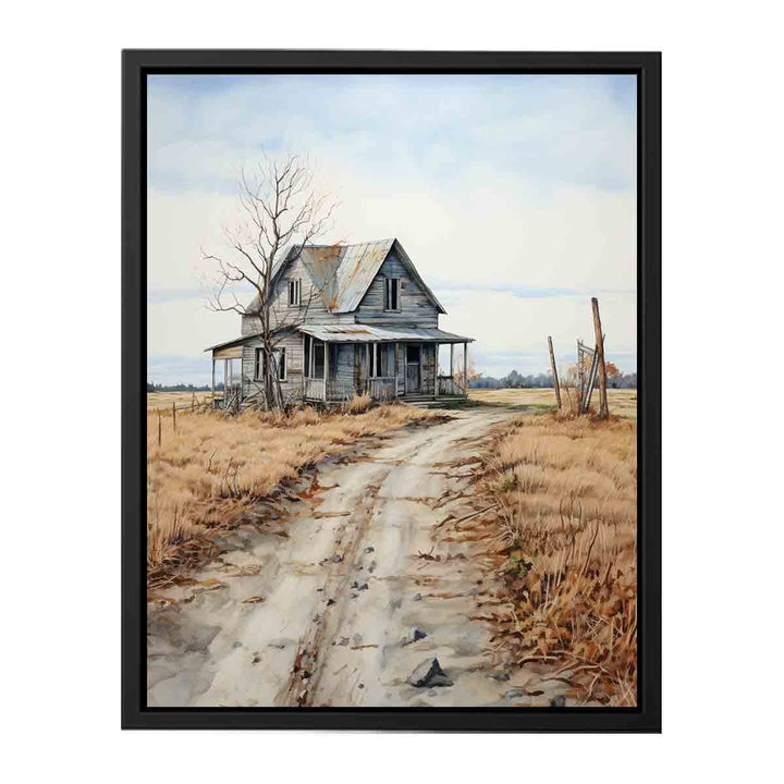 Country House Art Painting  canvas Print