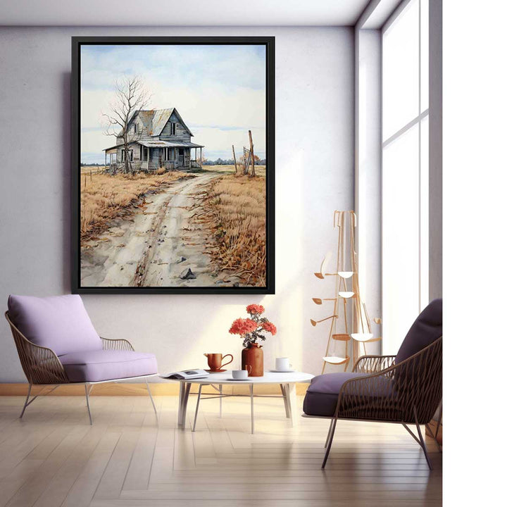 Country House Art Painting Art Print