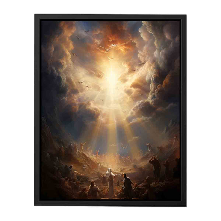 Heavenly Framed   canvas Print