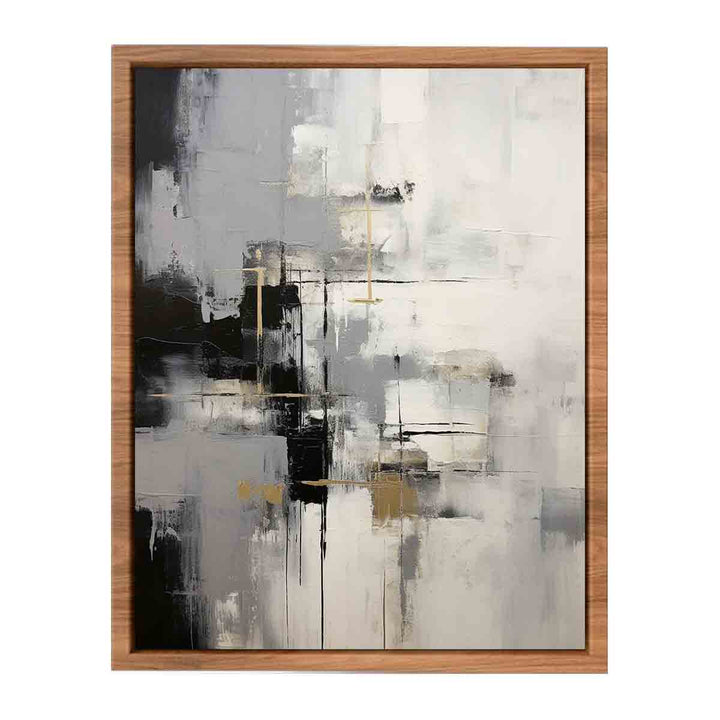 Gray Abstract Wall Art  Painting