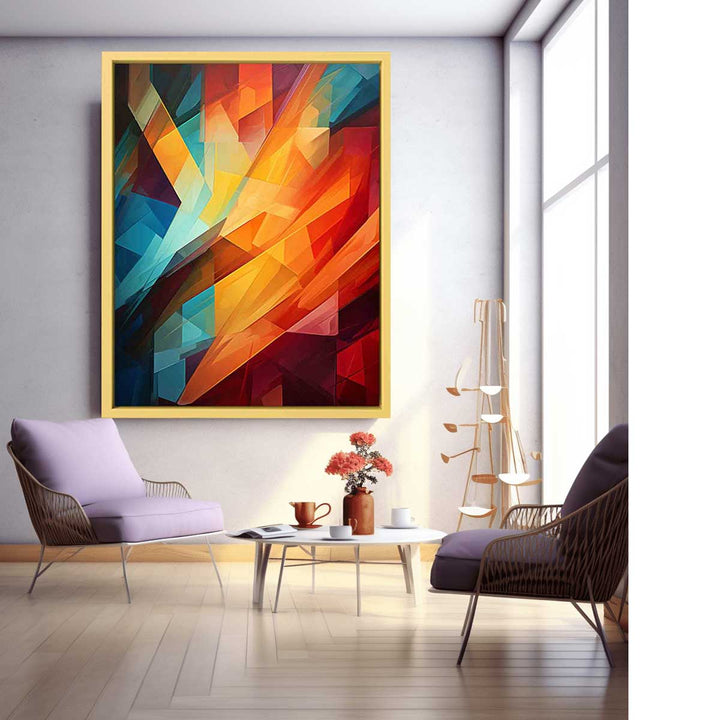 Gray Abstract Wall Art Print