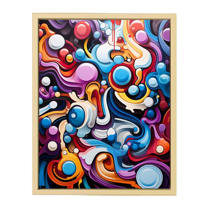 Cool Abstract Art framed Print