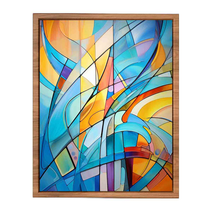 Cool Abstract Framed Art  Painting