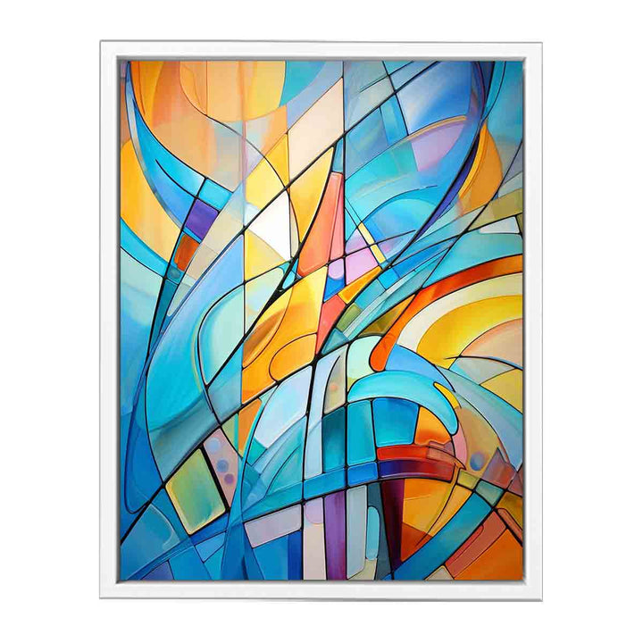 Cool Abstract Framed Art  Painting