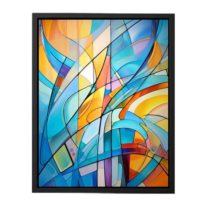 Cool Abstract Framed Art  canvas Print