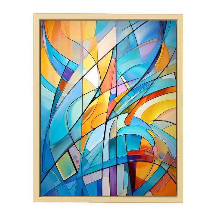 Cool Abstract Framed Art framed Print