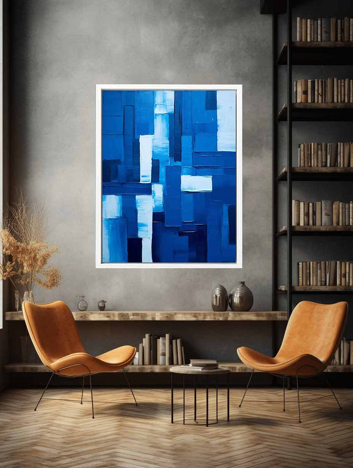 Modern Art Blue  Art Print