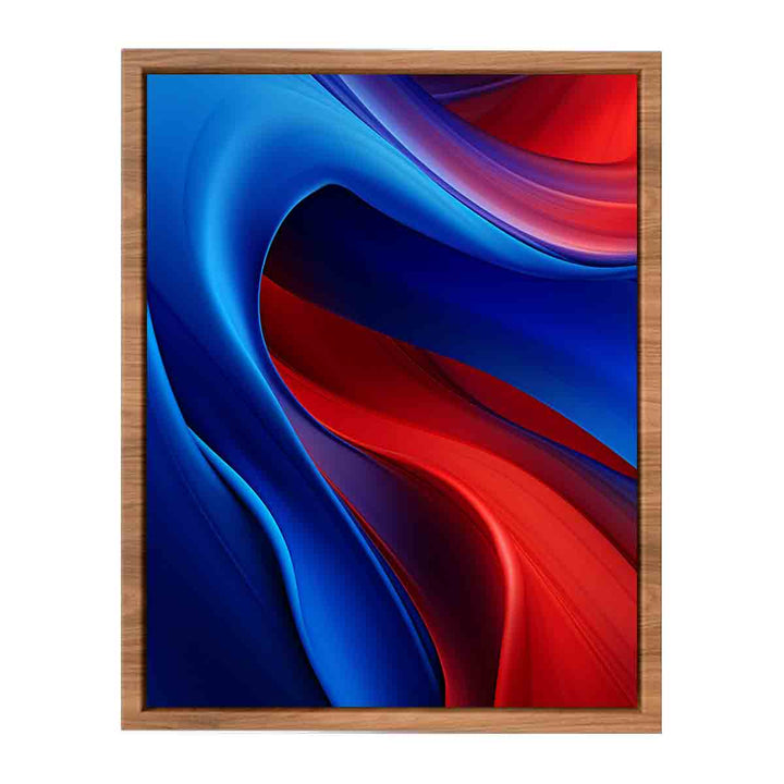 Blue And Red Art  Painting