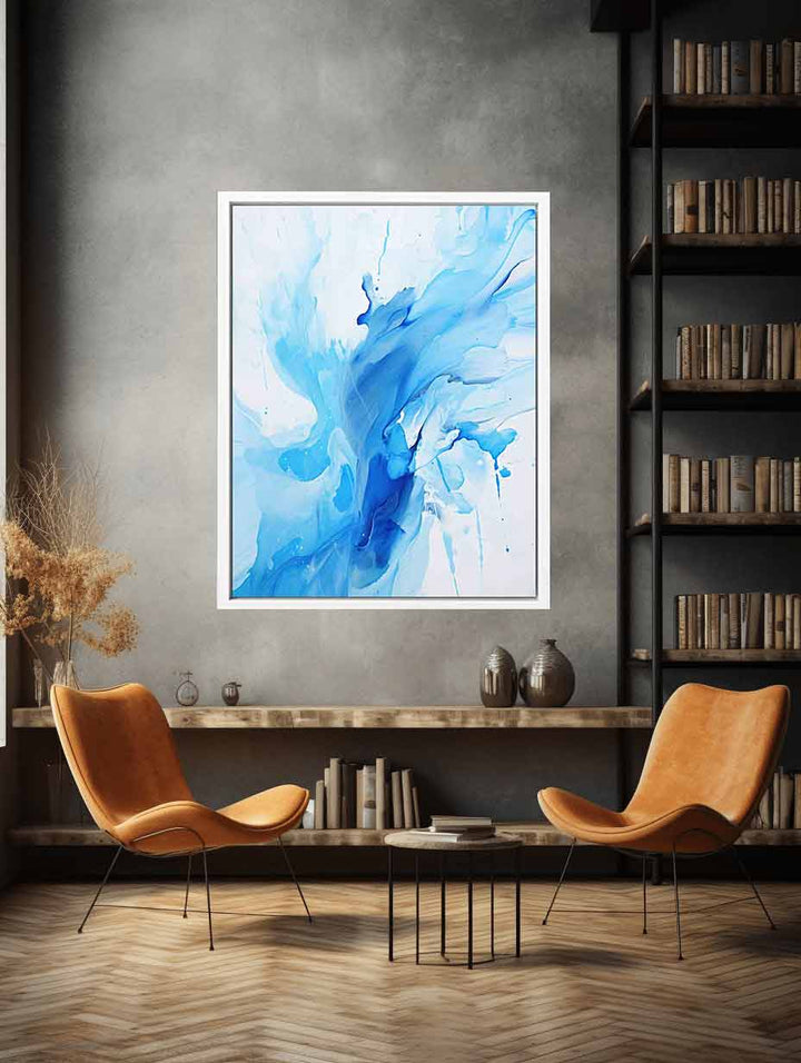 Blue Abstract Art Print