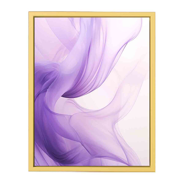 Abstract Art Purple framed Print